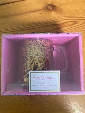 Lilly Pulitzer Glass Mug